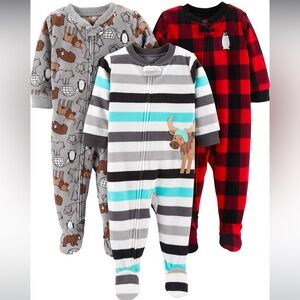 NWT Carter’s 3 Pack Fleece Pjs